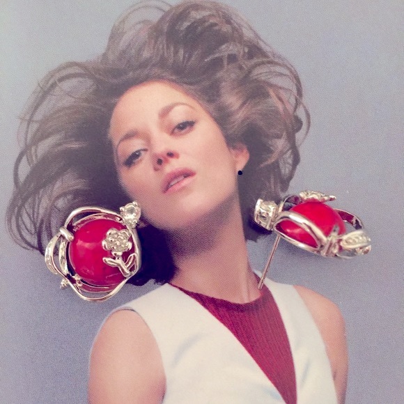 4 Pc set Red Stone Statement Jewelry Necklace with pendant,earrings & bracelet - Picture 4 of 5